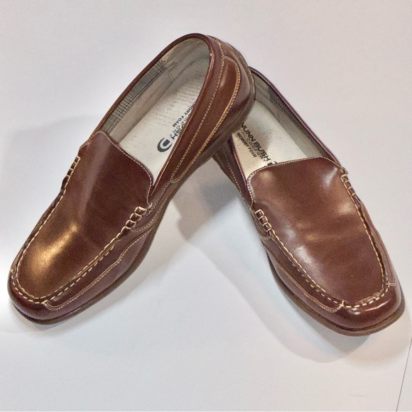 Nunn Bush Men's Cale Cognac Memory Foam Slip-On Leather Loafer Sz 11 Worn Once - Picture 1 of 10